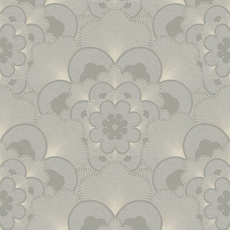 KP20008 Dahlia Floral, White by Questex Commercial